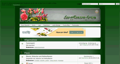 Desktop Screenshot of das-pflanzen-forum.de